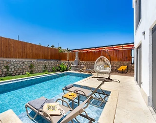 Muğla Seydikemer'de Huzurlu Doğada, Özel Havuzlu, Lüks Villa - 5