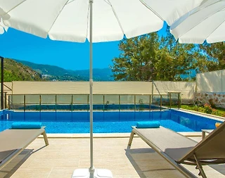 Kaş İslamlar'da Huzur Dolu Doğada, Özel Havuzlu, Geniş Bahçeli Villa - 4