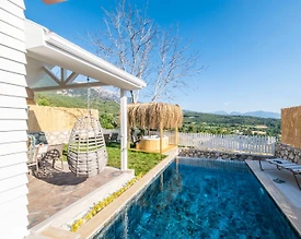Muğla Seydikemer'de Muhteşem Tasarımlı, Özel Havuzlu, Kiralık Villa - 3