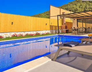 Kaş Sarıbelen'de Mükemmel Doğada, Özel Havuzlu, Şık Villa - 5