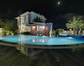 Serik Belek'te Merkezi Konumda, Özel Havuzlu, Jakuzili, Lüks Villa - 3