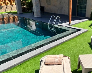 Antalya Serik'te Yeşillikler İçerisinde, Özel Havuzlu, Modern Villa - 3