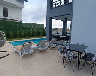 Serik Belek'te Geniş Bahçe İçerisinde, Özel Havuzlu, Kiralık Villa - 5