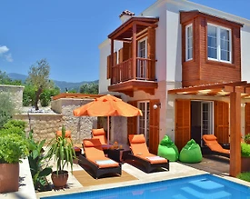 Kaş Kalkan'da Site İçerisinde, Özel Havuzlu, Konforlu Yazlık Villa - 3