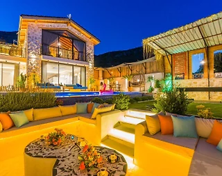 Kaş Çayköy'de Doğa İle İç İçe, Özel Havuzlu, 6 Kişilik Villa - 1