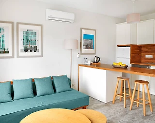 Bodrum Bitez'de Site İçerisinde, Ortak Havuzlu, Lüks 1+1 Suit Daire - 4