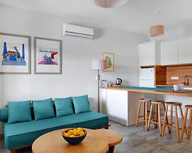 Bodrum Bitez'de Site İçerisinde, Ortak Havuzlu, Lüks 1+1 Suit Daire - 2