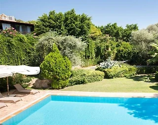 Bodrum Bitez'de Yeşillikler İle Dolu Doğada, Özel Havuzlu, Kiralık Villa - 4