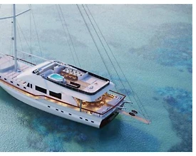 Fethiye Göcek'te Enfes Sularda, Geniş Ailelere Uygun, 13 Kişilik Gulet - 2