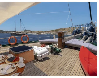 Fethiye Göcek'te Eşsiz Mavilikler İçerisinde, 12 Kişilik, Geniş Gulet - 4