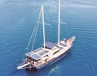 Muğla Bodrum'da Engin Sularda, Lüks Tasarımlı, 10 Kişilik Gulet - 1