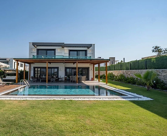 Bodrum Dirmil'de Eşsiz Deniz Manzaralı, Özel Havuzlu, 9 Kişilik Villa - 1
