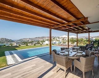 Bodrum Dirmil'de Eşsiz Deniz Manzaralı, Özel Havuzlu, 9 Kişilik Villa - 5