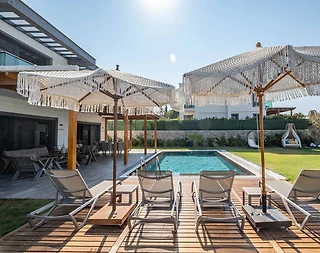 Bodrum Dirmil'de Eşsiz Deniz Manzaralı, Özel Havuzlu, 9 Kişilik Villa - 4