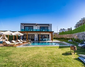 Bodrum Dirmil'de Kalabalık Ailelere Uygun, Özel Havuzlu, Kiralık Villa - 2