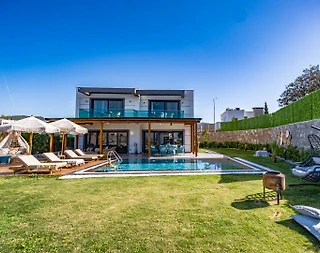 Bodrum Dirmil'de Kalabalık Ailelere Uygun, Özel Havuzlu, Kiralık Villa - 2