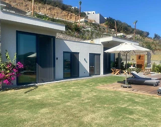 Bodrum Geriş'de Deniz Manzaralı, Özel Havuzlu, Lüks Villa - 4