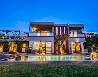Bodrum Geriş'de Tasarımıyla Büyüleyen, Özel Havuzlu, Lüks Villa - 1