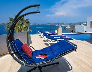 Bodrum Geriş'te Denize Sıfır, Özel Havuzlu, Görkemli Villa - 5