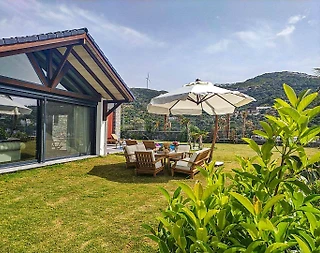 Bodrum Geriş'te Geniş Bahçeli, Özel Havuzlu, Modern Villa - 4