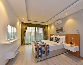 Bodrum Gümbet'te Ortak Havuzlu, 1+1,  Konforlu Suit - 5