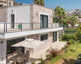 Bodrum Gümüşlük'te Modern Tasarımlı, Özel Havuzlu, Ferah Villa - 4