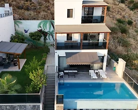 Bodrum Peksimet'te Enfes Deniz Manzaralı, Özel Havuzlu, Kiralık Villa - 3