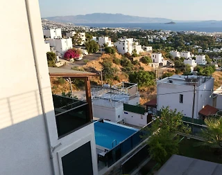 Bodrum Peksimet'te Enfes Deniz Manzaralı, Özel Havuzlu, Kiralık Villa - 4