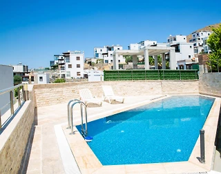 Bodrum Peksimet'te Göz Alıcı Deniz Manzaralı, Özel Havuzlu, 2+1 Villa - 4