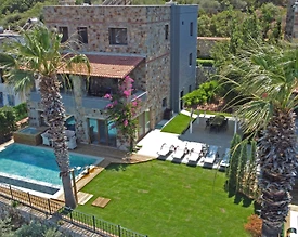 Bodrum Torba'da Muhteşem Deniz Manzaralı, Özel Havuzlu, Kiralık Villa - 2