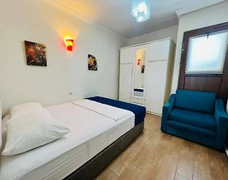 Bodrum Bahçelievler'de Sakin Konumda, Enfes Deniz Manzaralı, 1+1 Suit - 5