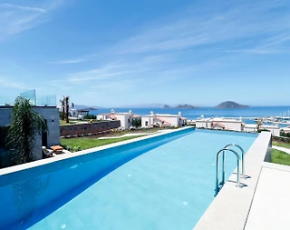 Bodrum Turgutreis'te Nefes Kesen Manzaralı, Özel Havuzlu, Lüks Villa - 2