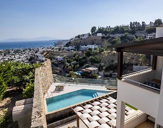 Bodrum Umurca'da Merkezi Konumda, Özel Havuzlu, 7 Kişilik Villa - 5