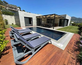 Muğla Bodrum'da Enfes Deniz Manzaralı, Özel Havuzlu, Modern Villa - 2