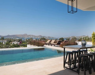Bodrum Yalıkavak'ta Muhteşem Deniz Manzaralı, Özel Havuzlu, Lüks Villa - 5