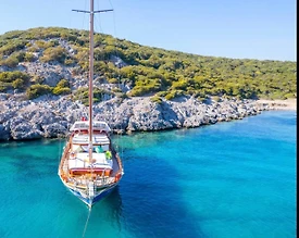 Bodrum'un Eşsiz Maviliklerinde, 22 Metre, 6 Kabinli, Kiralık Gulet - 3