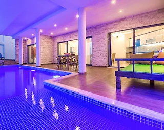 Kaş İslamlar'da Muhteşem Deniz Manzaralı, Özel Havuzlu, Kiralık Villa - 4