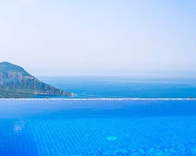 Kaş İslamlar'da Eşsiz Deniz Manzaralı, Özel Havuzlu, Jakuzili Villa - 3