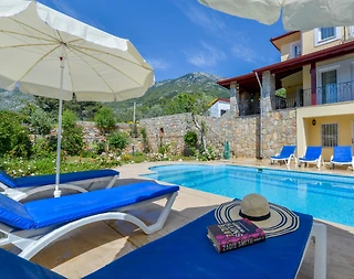 Fethiye Ölüdeniz'de Şehrin Gürültüsünden Uzak, Özel Havuzlu, 5+1 Villa - 4
