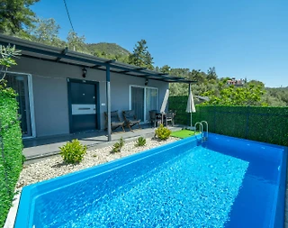 Fethiye İnlice'de Minimal Tasarıma Sahip, Özel Havuzlu, Balayı Villası - 5