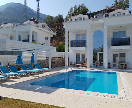 Fethiye Ölüdeniz'de Elverişli Konumda, Özel Havuzlu, Modern Villa - 1