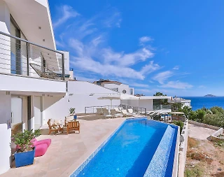 Kaş Kalkan'da Enfes Doğa Manzaralı, Özel Havuzlu, Kiralık Villa - 4