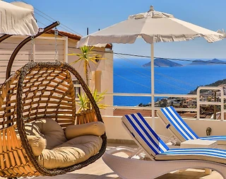 Kalkan Merkez'de Enfes Deniz Manzaralı, Özel Havuzlu, Yazlık Villa - 5