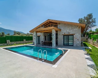 Muğla Seydikemer'de Doğa Manzaralı, Özel Havuzlu, 4 Kişilik Villa - 3