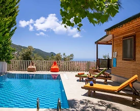 Kaş İslamlar'da Doğa İle İç İçe, Özel Havuzlu, Lüks Villa - 3