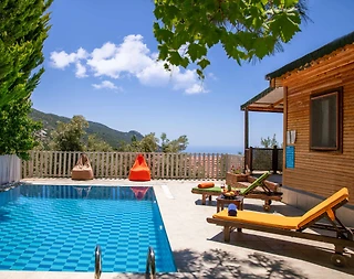 Kaş İslamlar'da Doğa İle İç İçe, Özel Havuzlu, Lüks Villa - 3