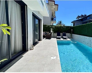 Muğla Fethiye'de Kalabalık Ailelere Uygun, Özel Havuzlu, İkiz Villa - 3