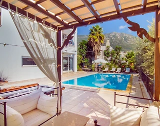 Kaş Kalkan'da Deniz Manzaralı, Özel Havuzlu, Merkezi Villa - 4