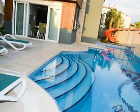 Serik Kadriye'de Özel Havuzlu, Saunalı, 4+1, Lüks Tatil Villası - 3