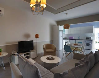 Kıbrıs İskele’de Tesis İçerisinde, Ortak Havuzlu, Modern Daire - 4